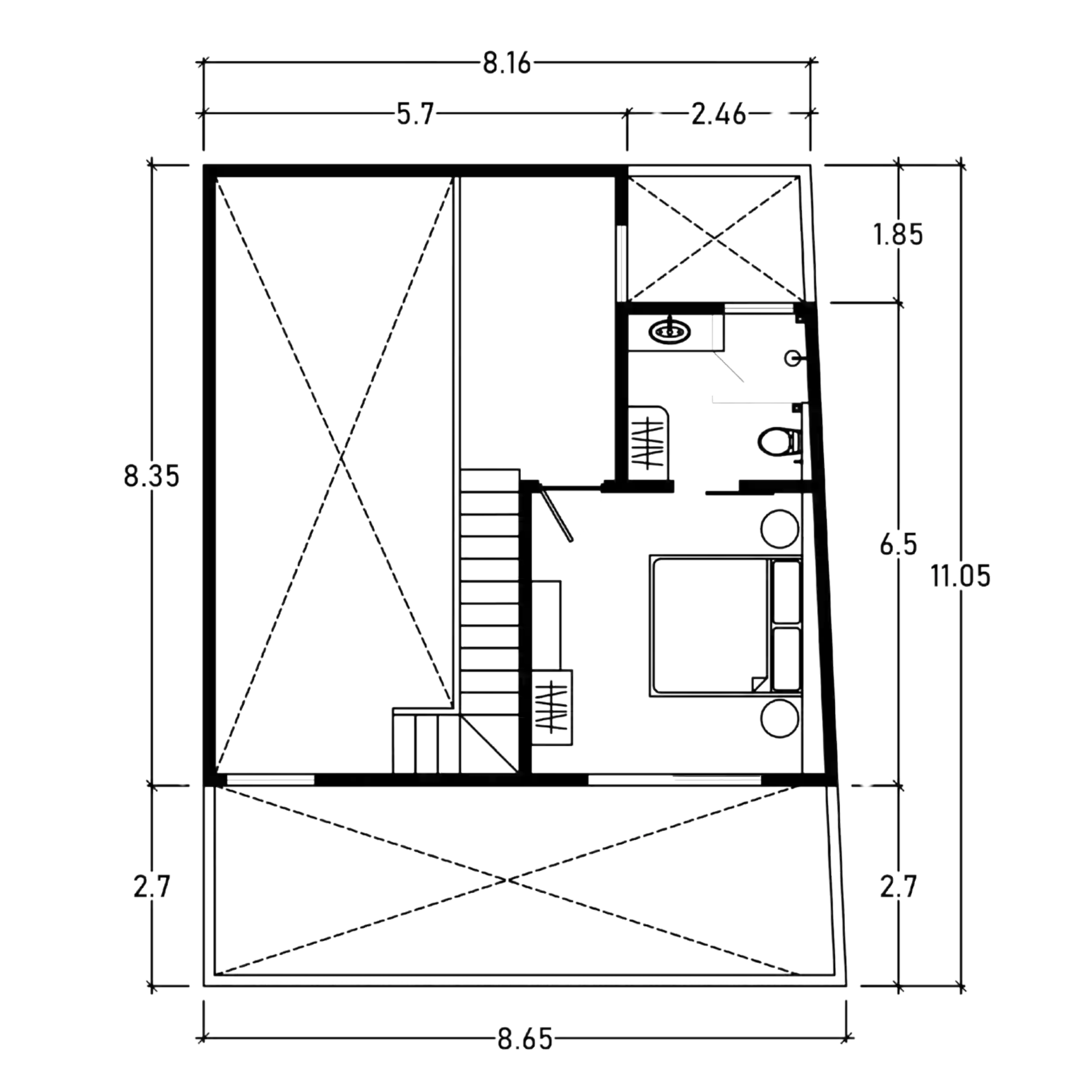 Casa de Fiero first floor layout