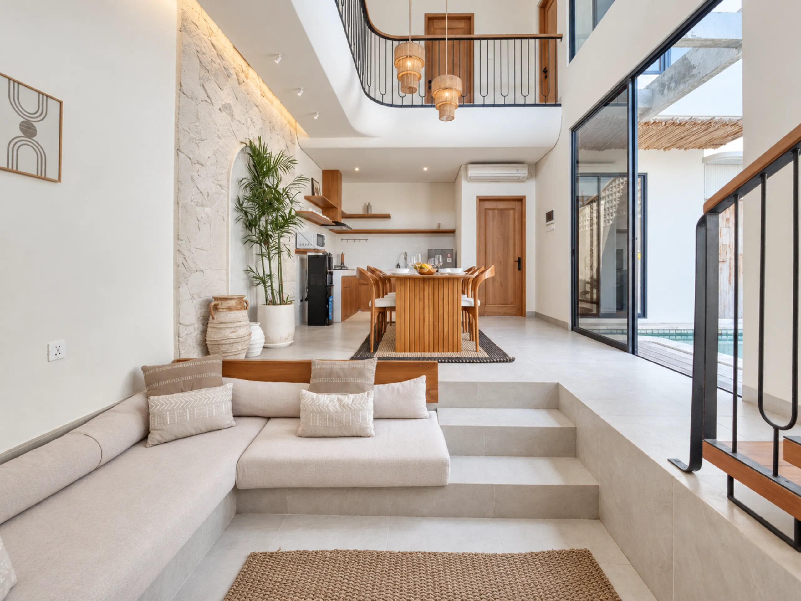 Casa Amadeo three-bedroom Mediterranean-style villa in Seminyak, Bali